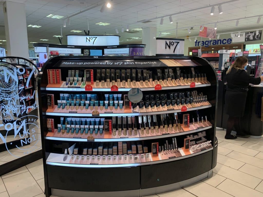 Boots Cosmetics Counter